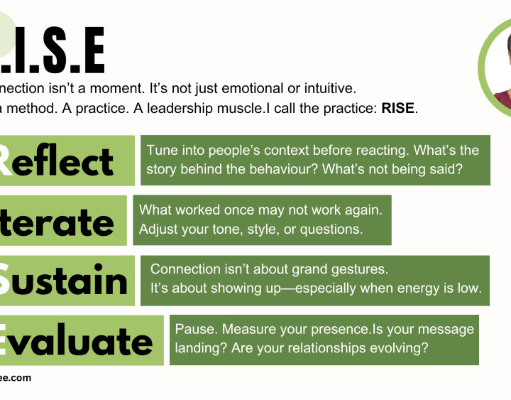 RISE: Reflect – Iterate – Sustain – Evaluate
