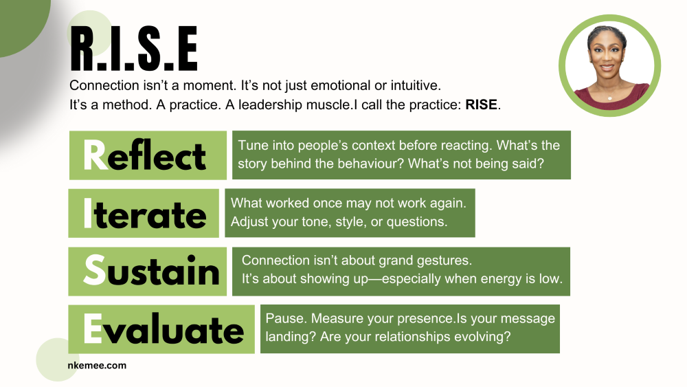 RISE: Reflect – Iterate – Sustain – Evaluate